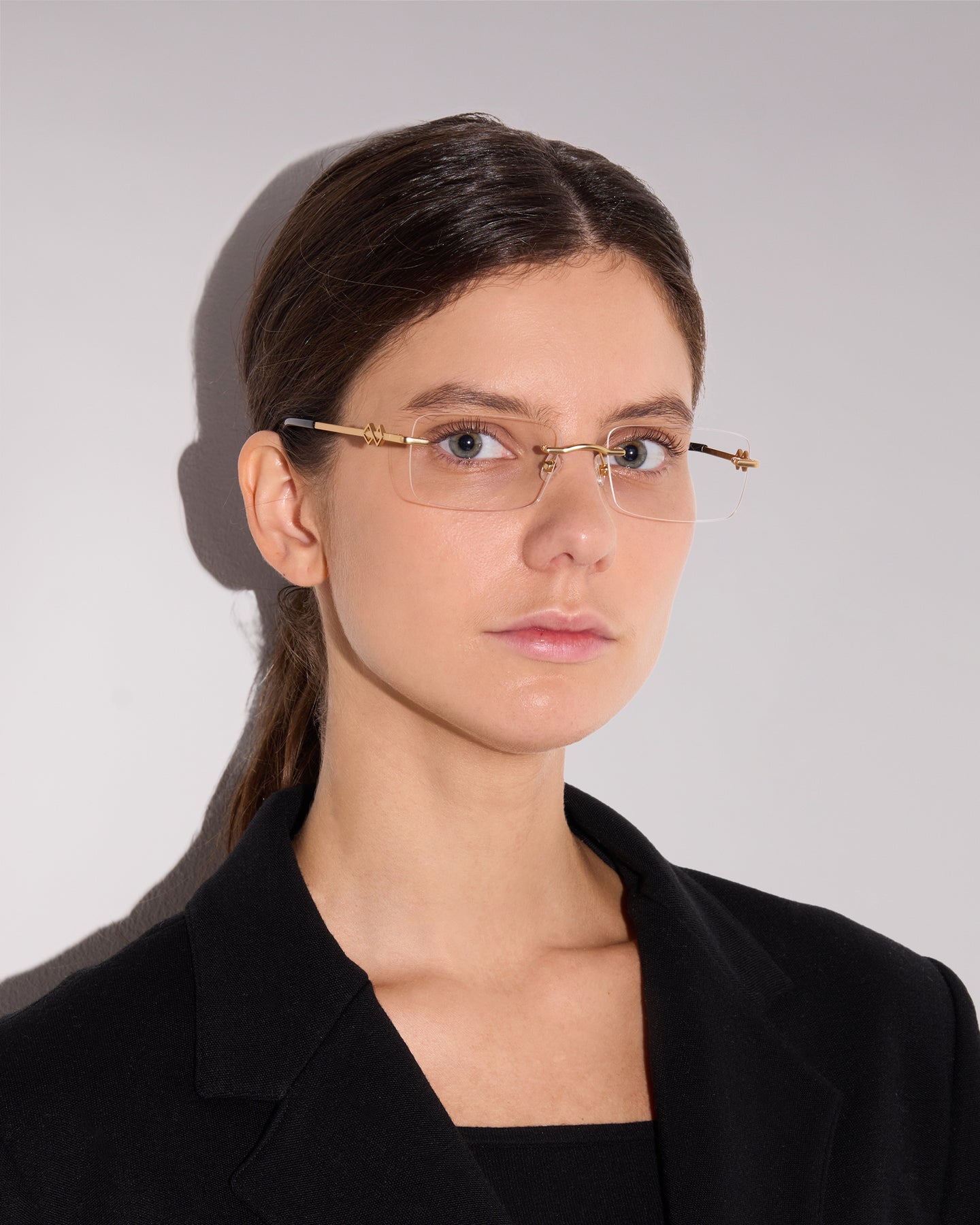 Layla - Gold Eyeglasses
